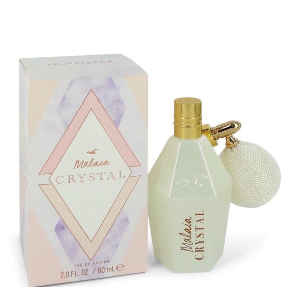 Hollister Malaia Crystal Perfume with Gold Accents vintage discontinued scent!